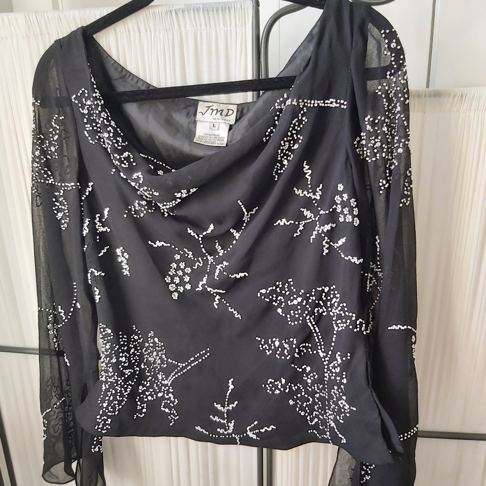 JMD cowl neck blouse